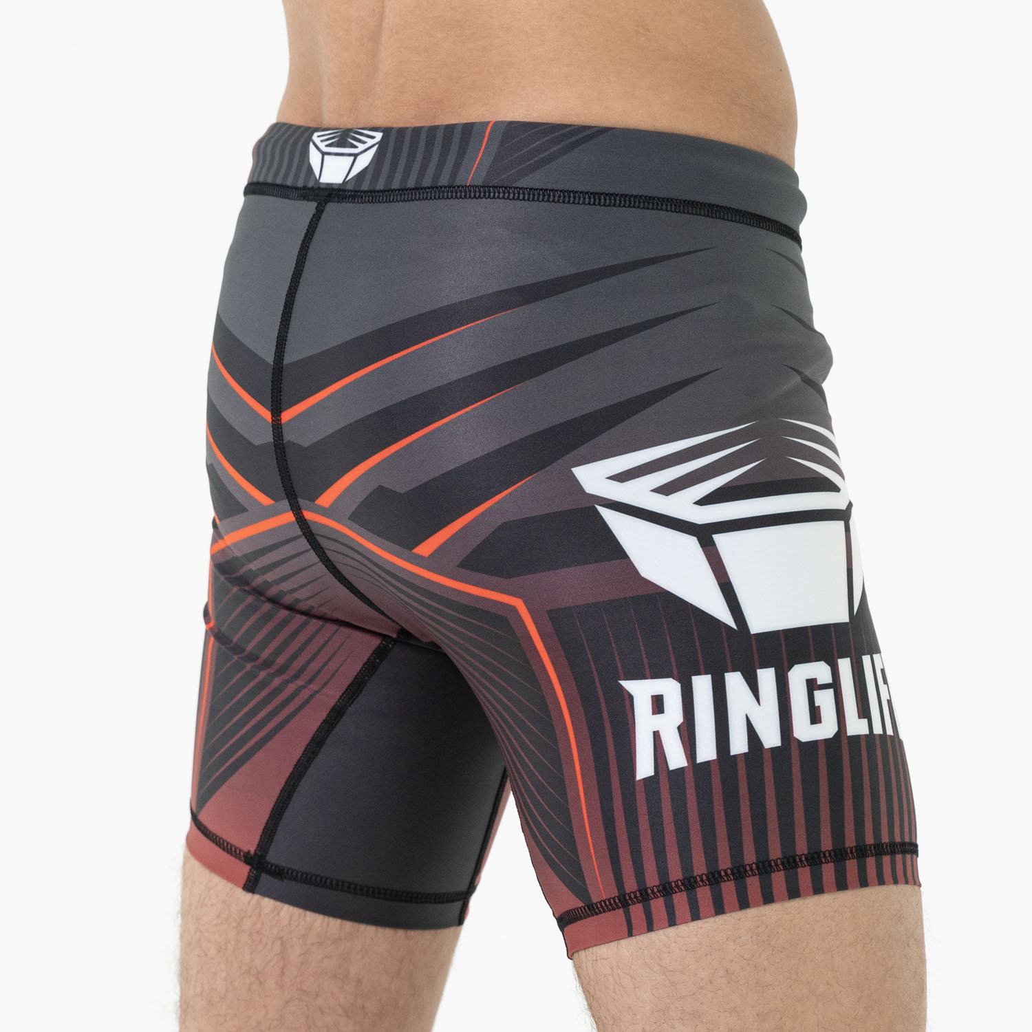 RINGLIFE Compression Shorts - Octaring schwarz-rot S