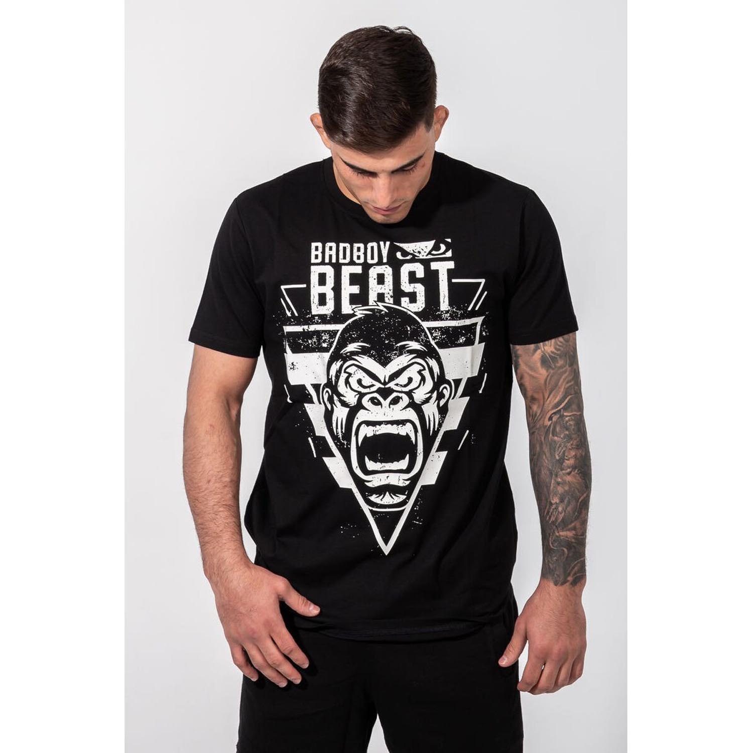 Bad Boy T-Shirt, Roll Like A Beast, black-white, XXL