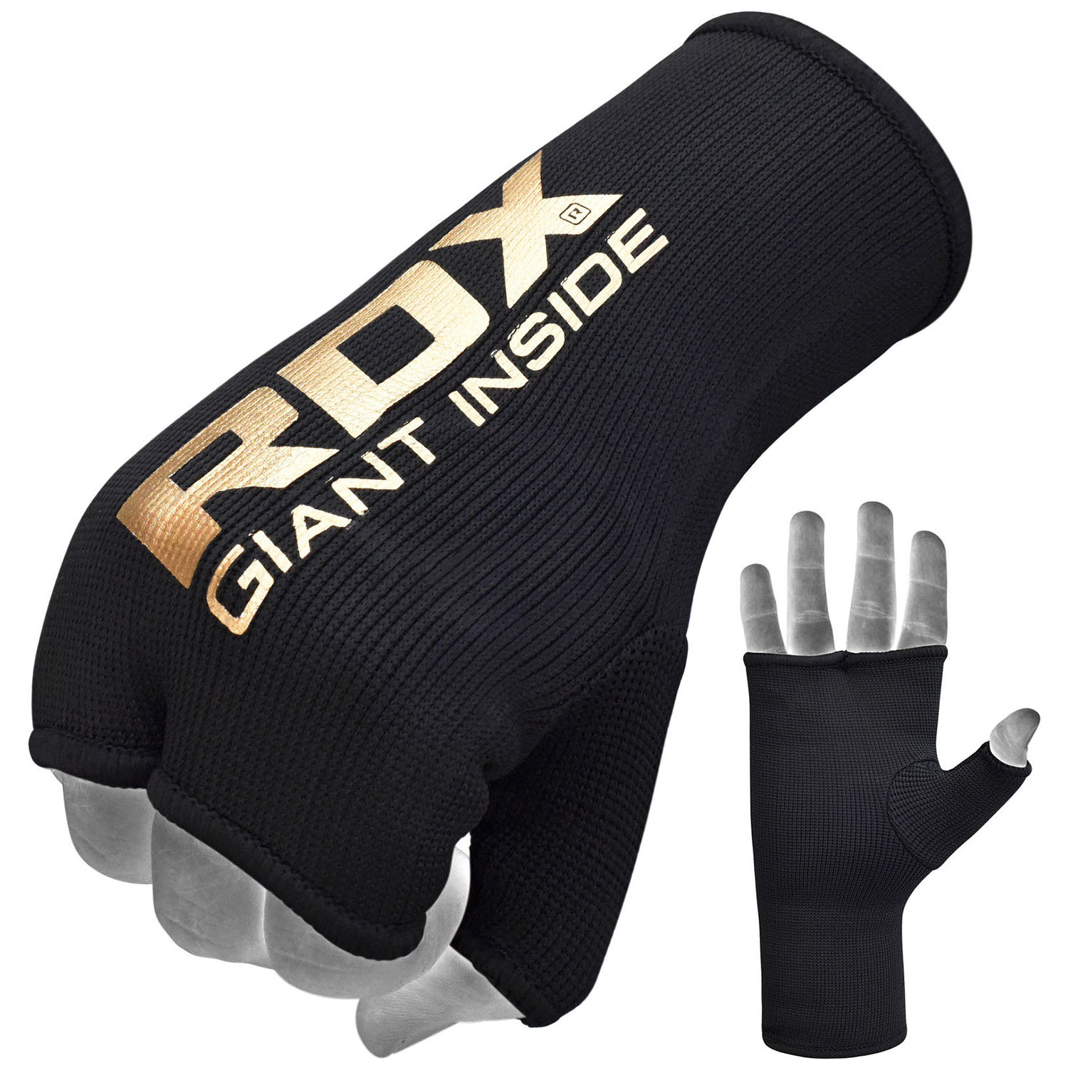 RDX Innenhandschuhe, Hosiery Foam, schwarz-gold, XL