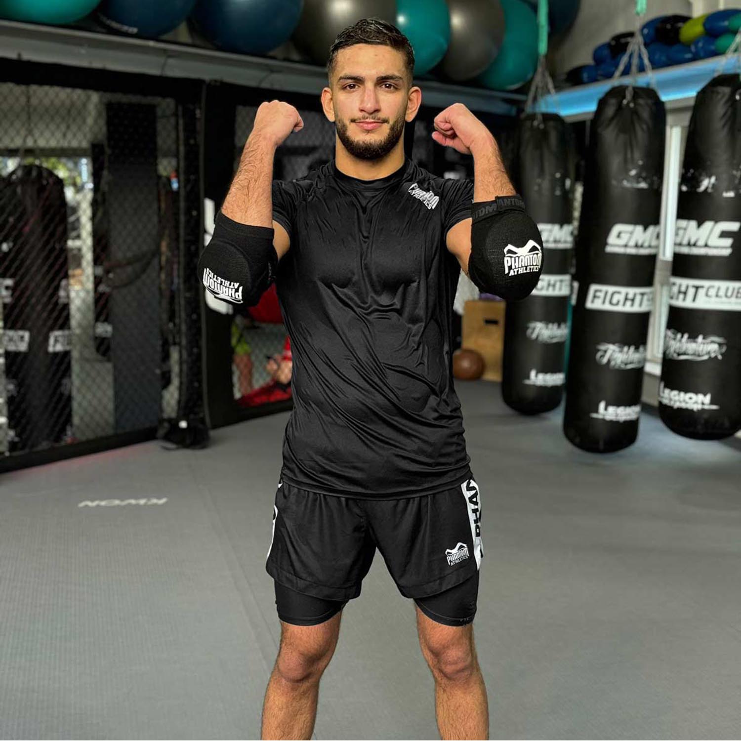 Phantom Athletics MMA Fight Shorts, Fusion 2in1, Apex, black, S