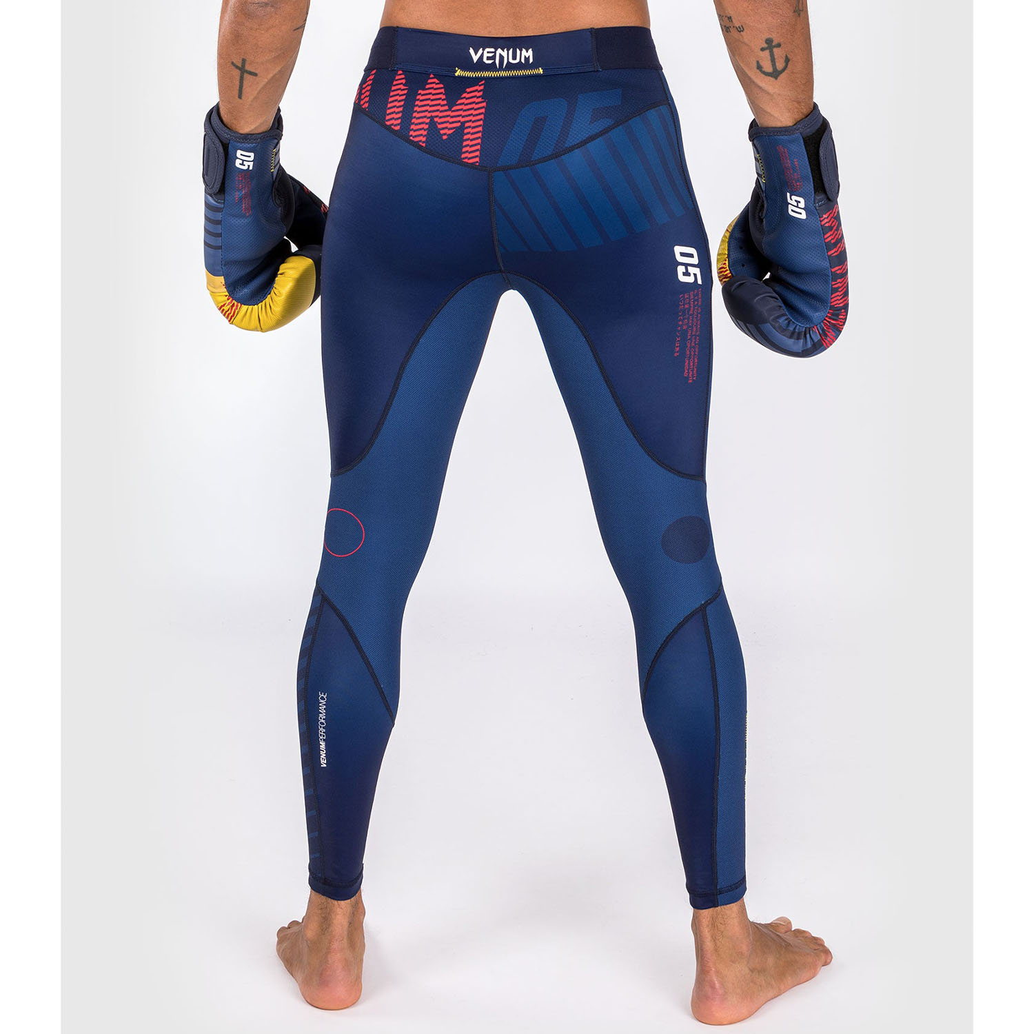 VENUM Compression Pants, Sport 05, blau-gelb, S