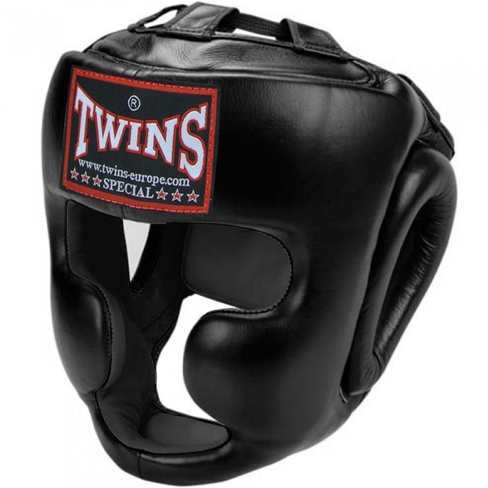TWINS Special Head Guard, Skintex, black, HGL-3, M