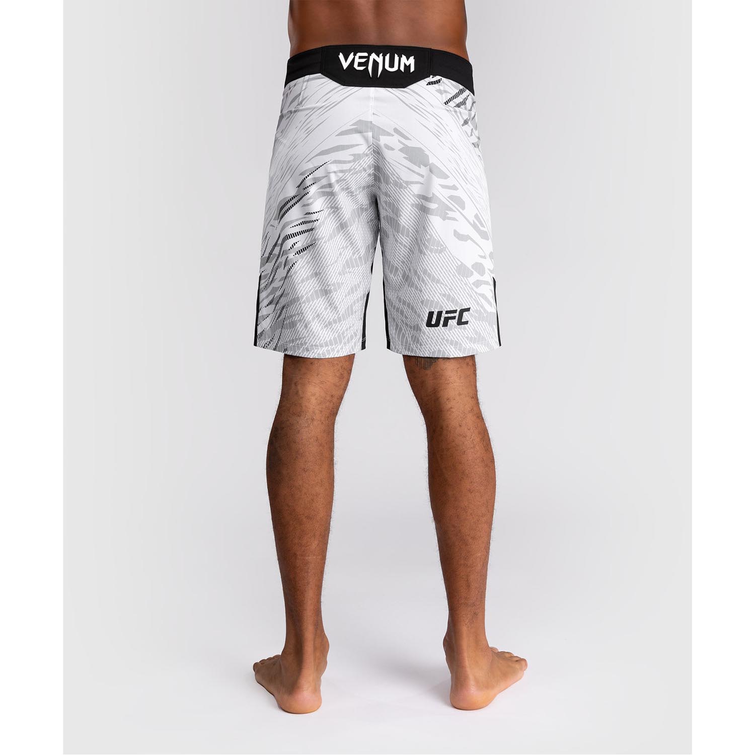 VENUM MMA Fight Shorts, UFC Fusion Authentic Fight Night, Long Fit, white-black, L