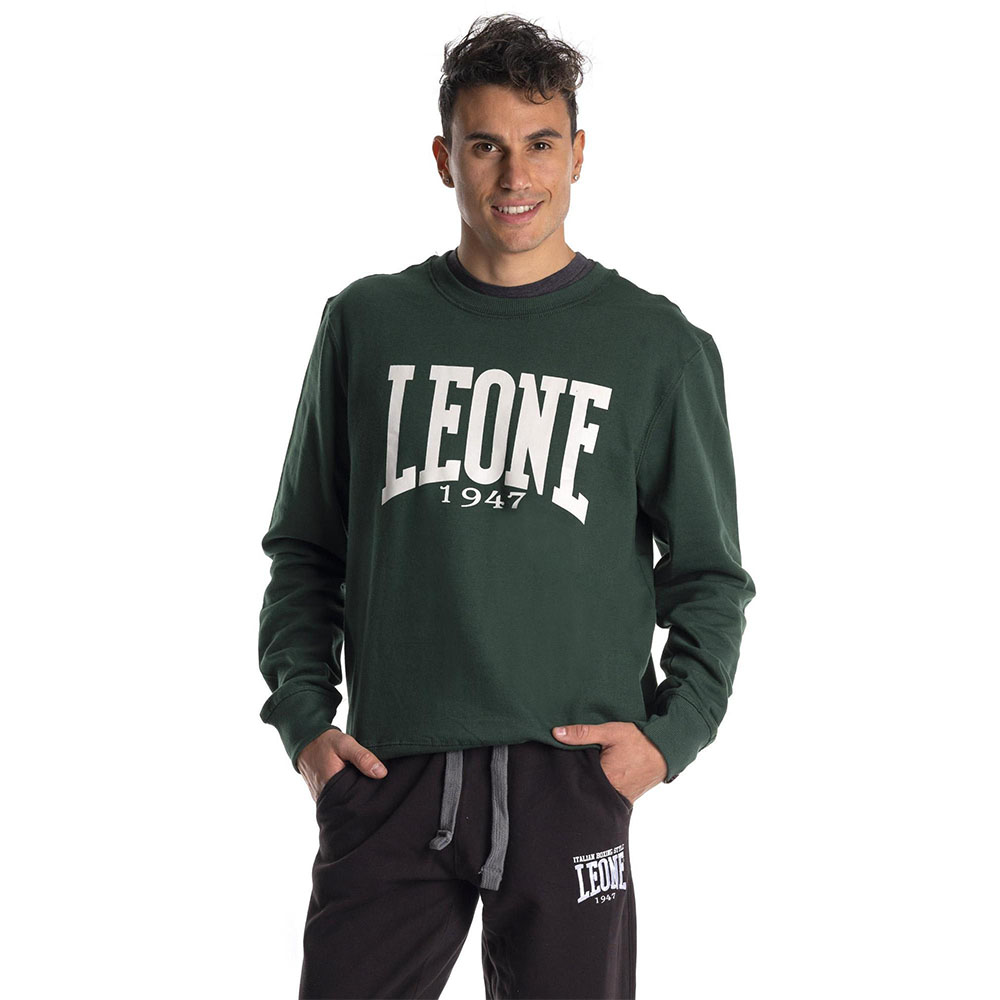 LEONE Pullover, Basic, green, S