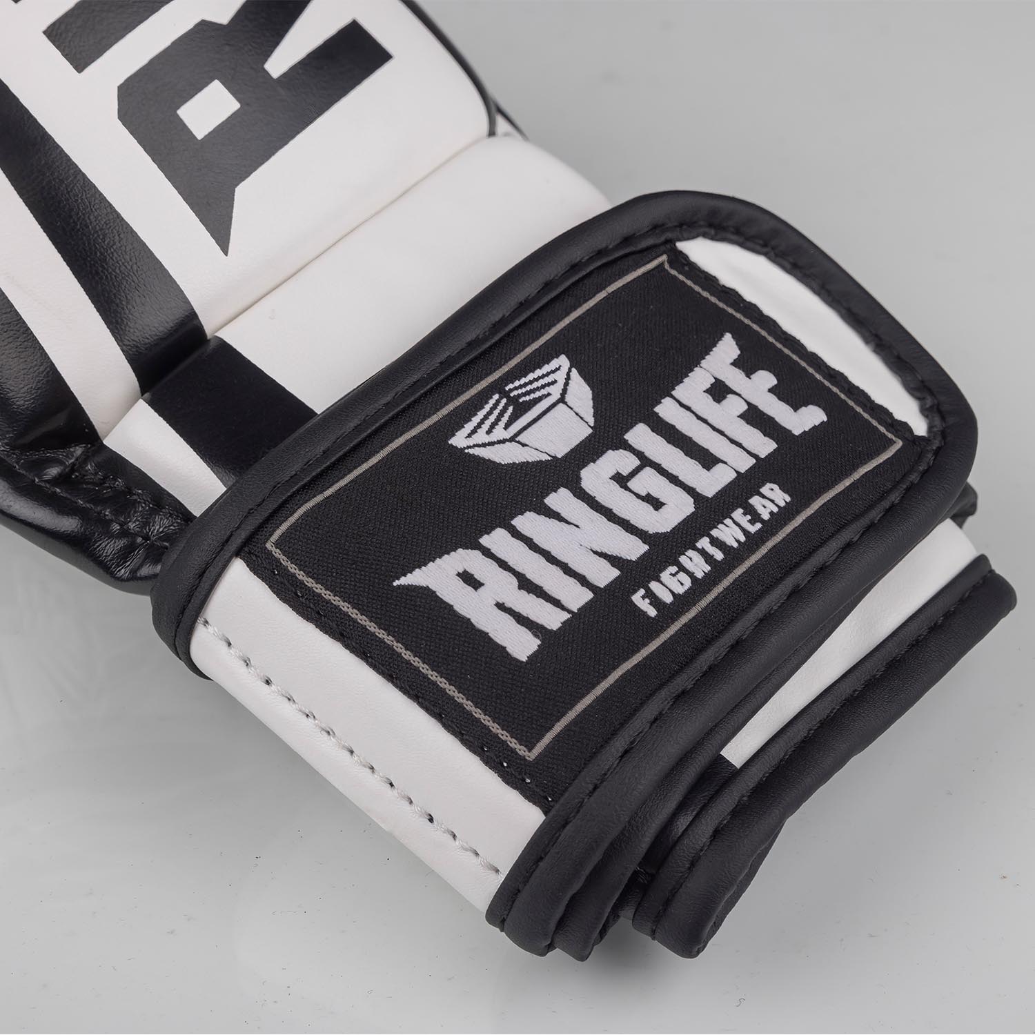RINGLIFE MMA Sparring Handschuhe - No.1 weiß-schwarz L