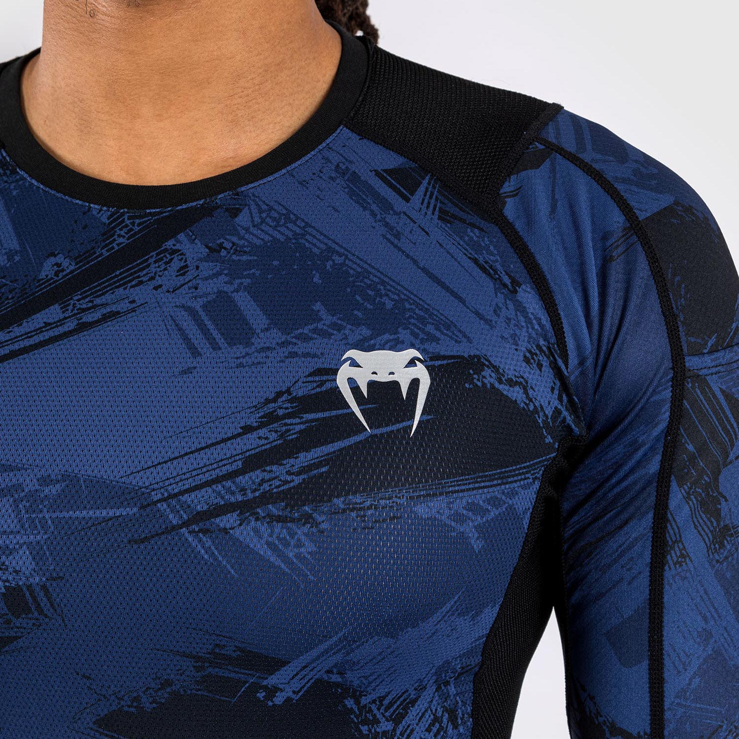 VENUM Rashguard, L/S, Electron 3.0, marine blue, XL