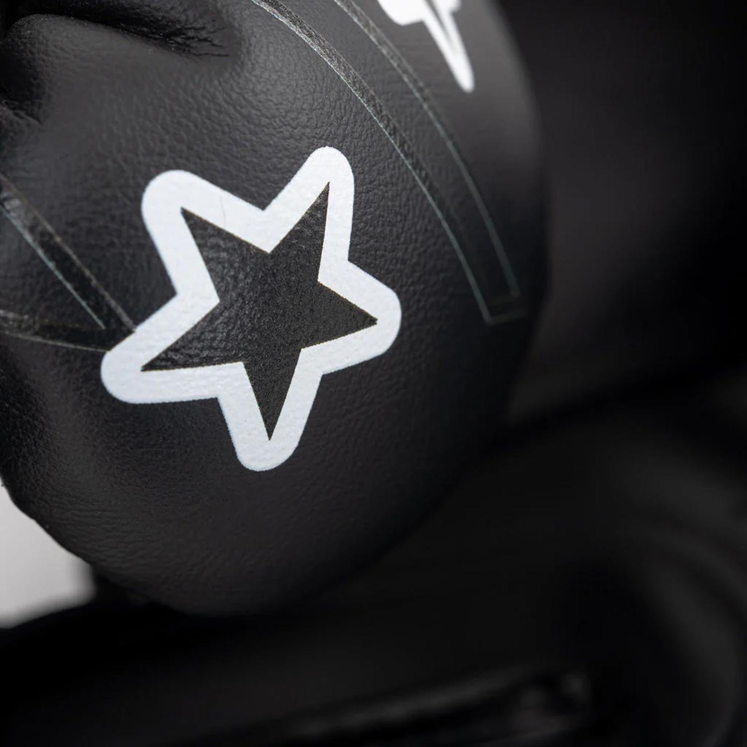 YOKKAO Boxing Gloves, Powers, black, 16 Oz
