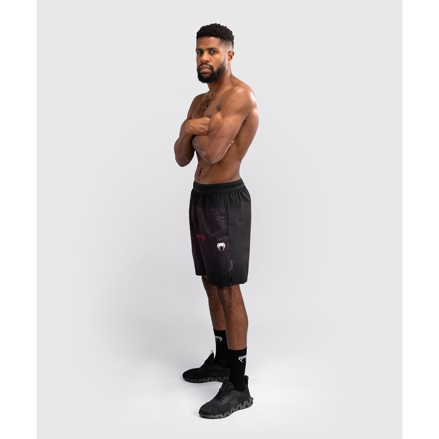 VENUM Fitness Shorts, G-Fit Air, black-red, S