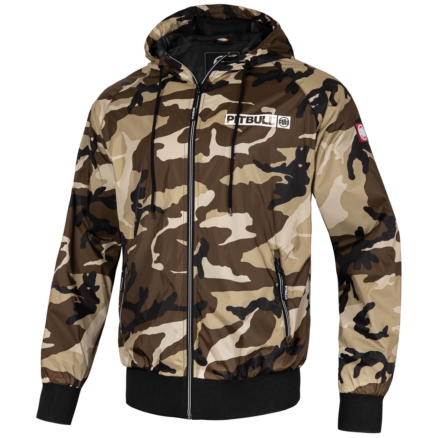 Pit Bull West Coast Jacke, Athletic Hilltop, camo-sand, S