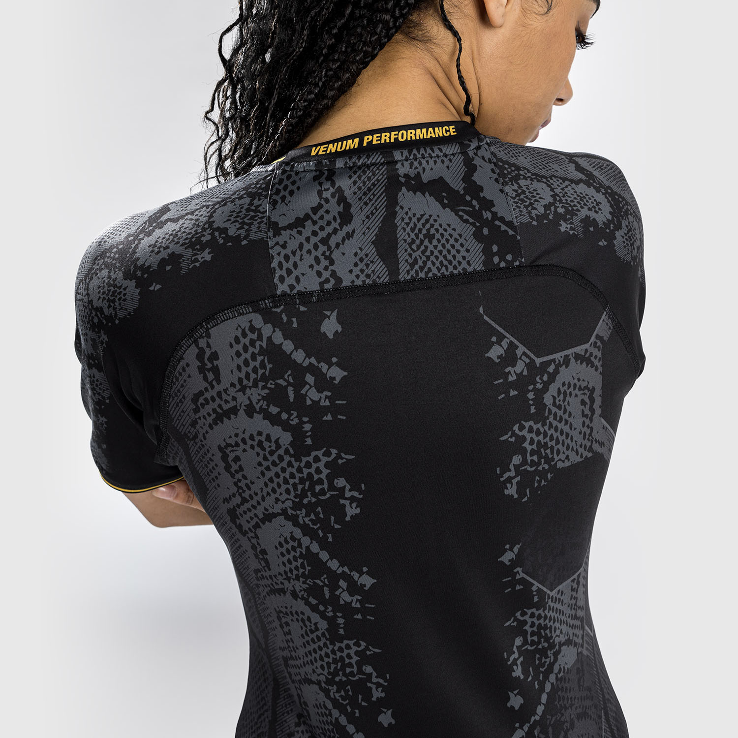VENUM Dry Tech T-Shirt, Damen, UFC Fight Night, Adrenaline, schwarz-gold, S