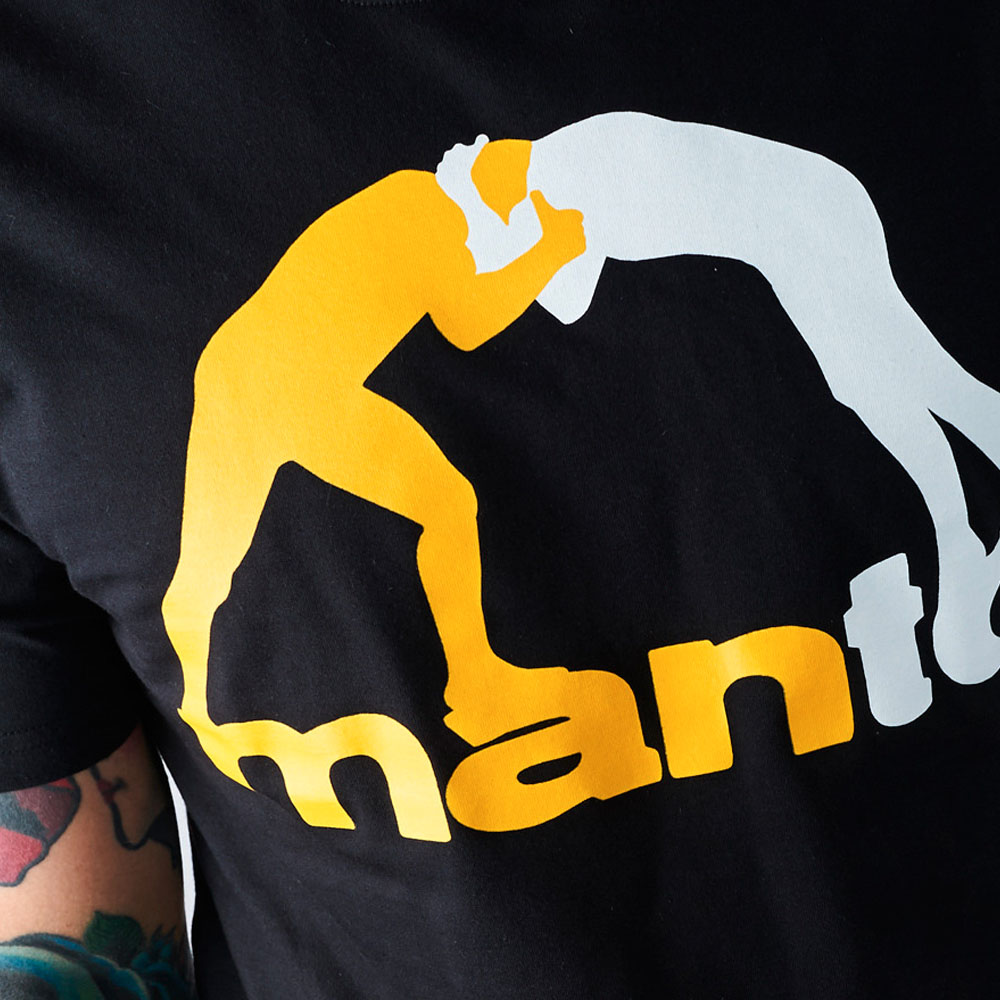 MANTO T-Shirt, Logo, black, XL