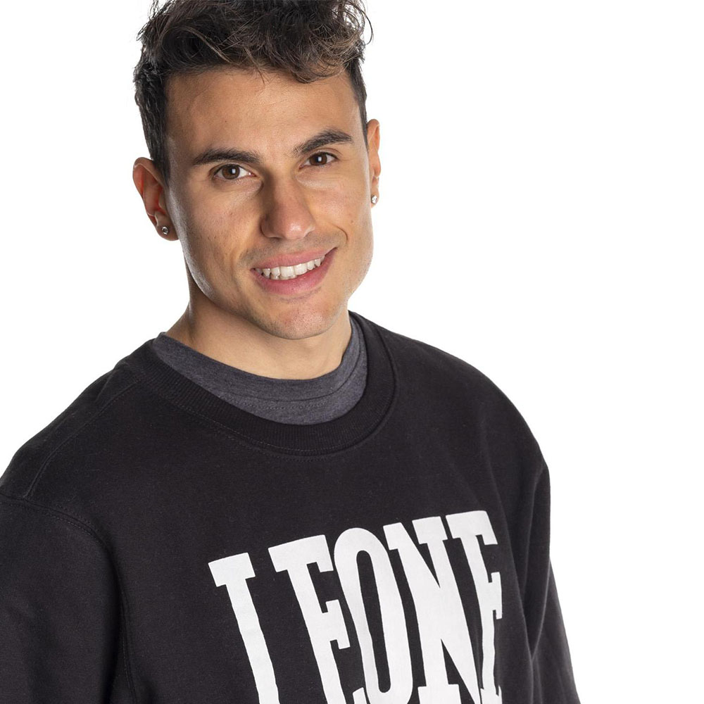 LEONE Pullover, Basic, black, S