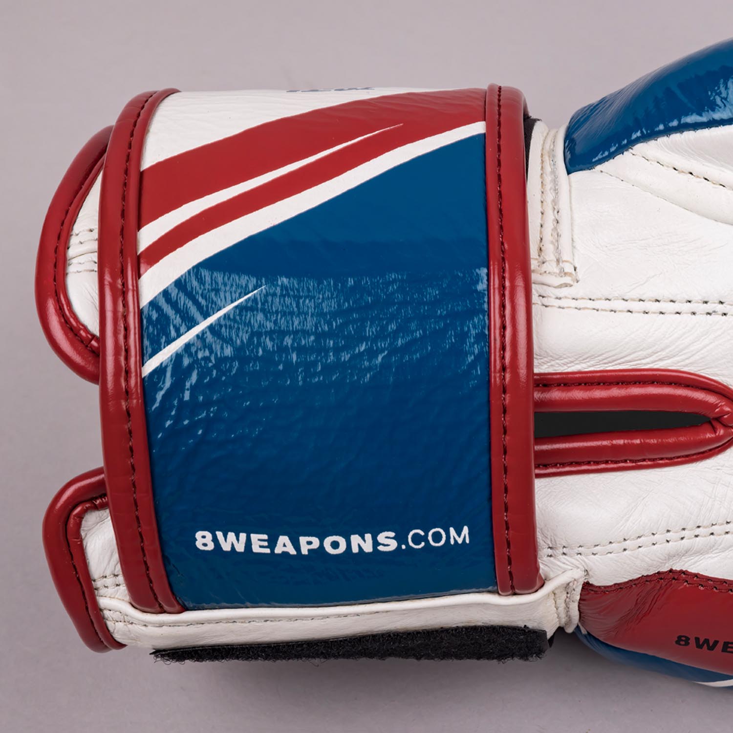 8 WEAPONS Boxing Gloves, Shift, white-navy-red, 16 Oz