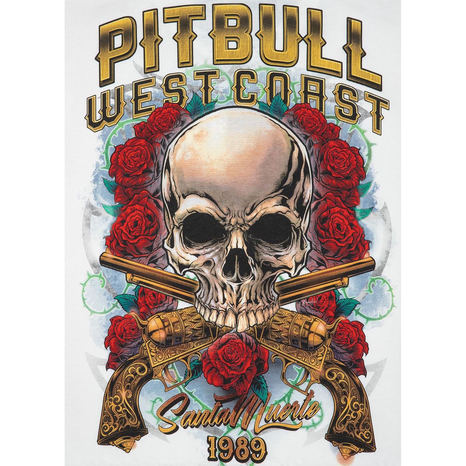 Pit Bull West Coast T-Shirt, Santa Muerte, white, XXXL