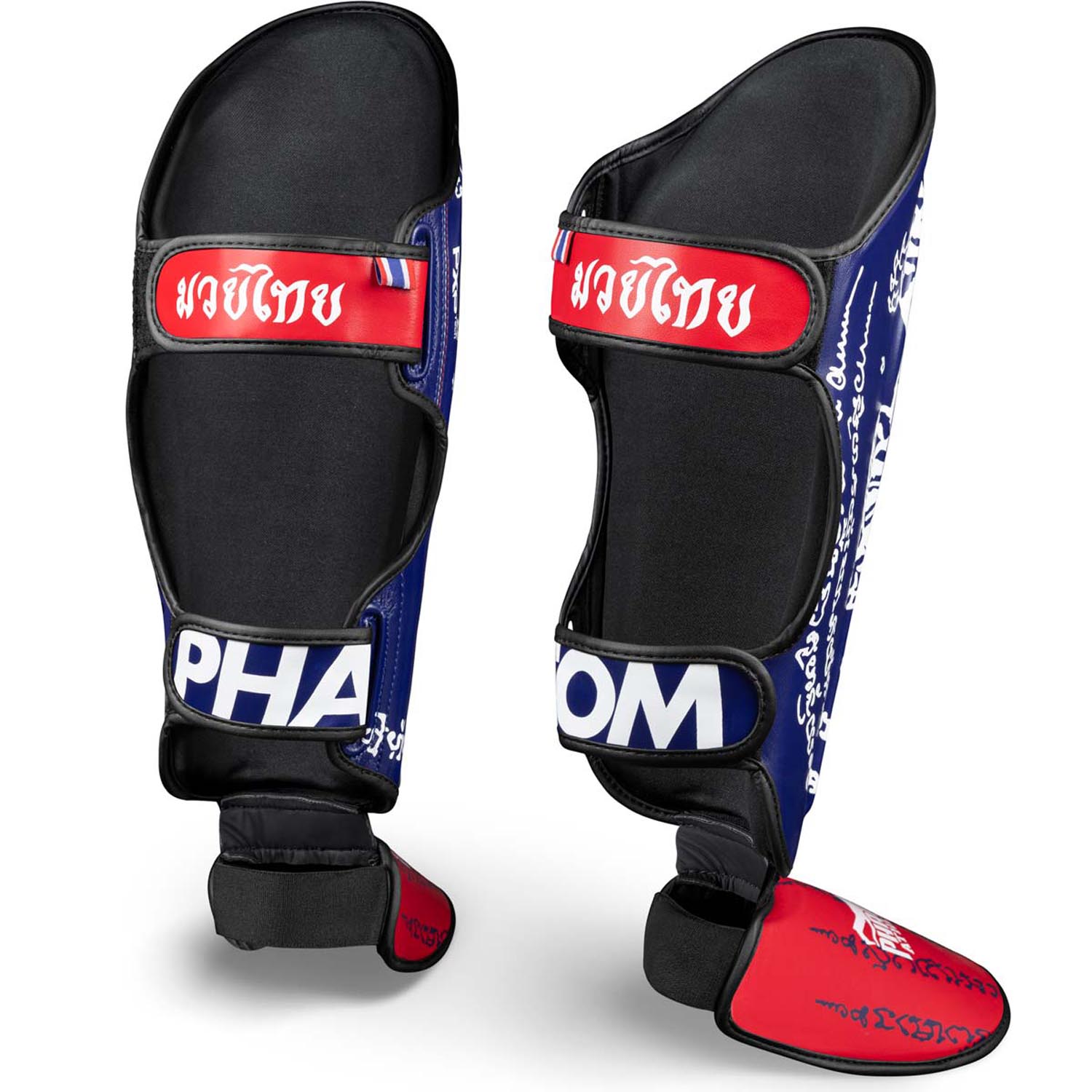 Phantom Athletics Shin Guard, Muay Thai, blue, S/M