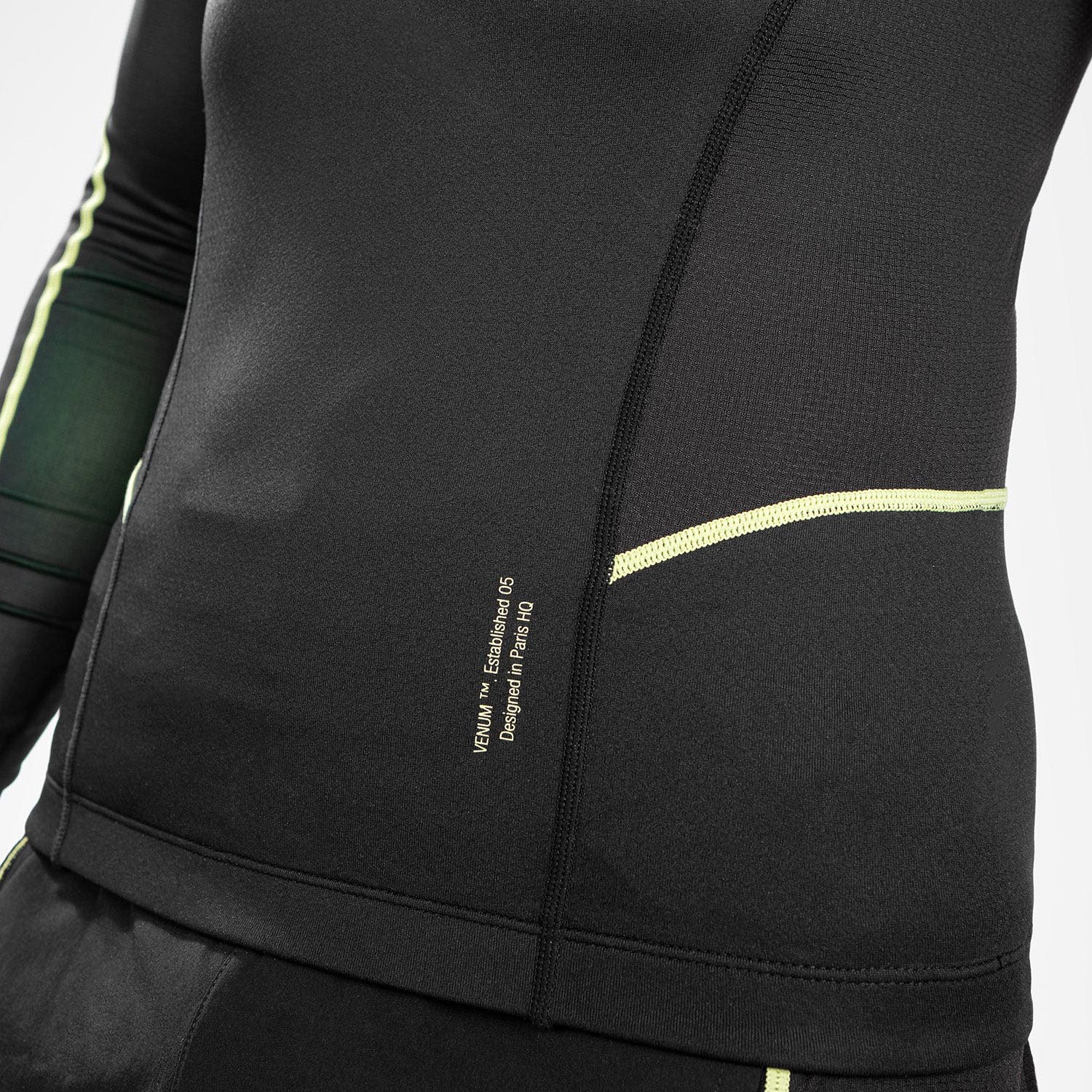 VENUM Rashguard, L/S, Fusion 2.0, black-yellow, XL