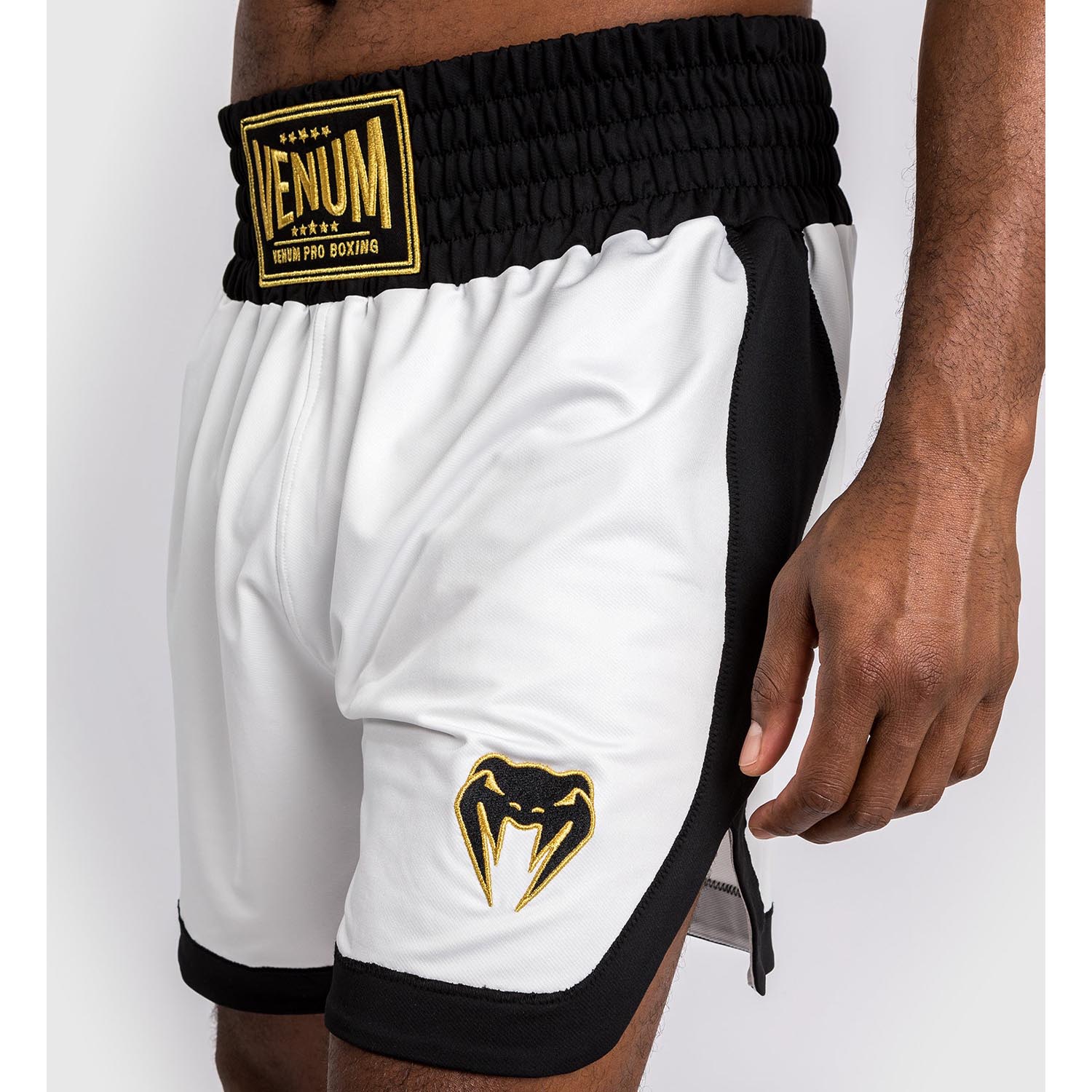 VENUM Boxing Shorts, Classic, white-black, XL