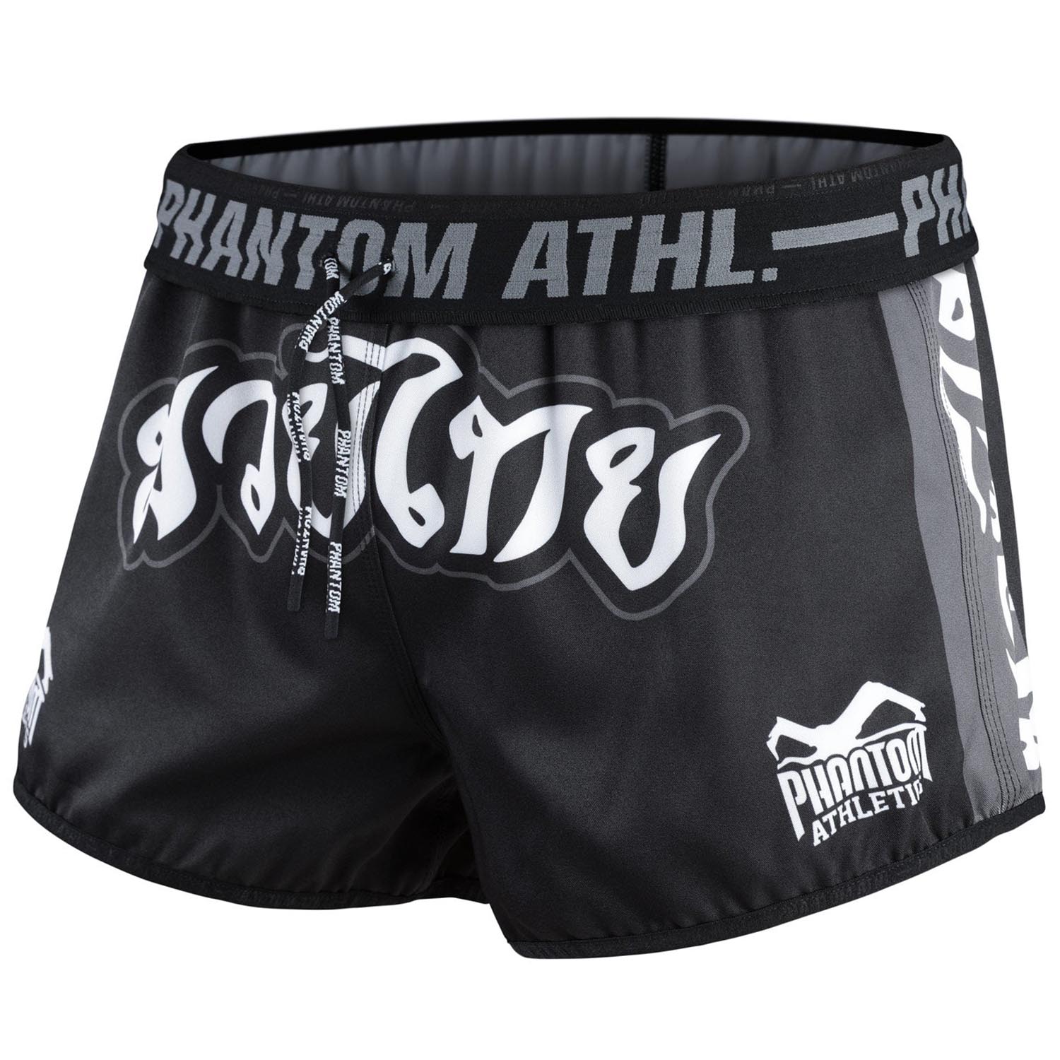 Phantom Athletics Muay Thai Shorts, Revolution, schwarz, XL