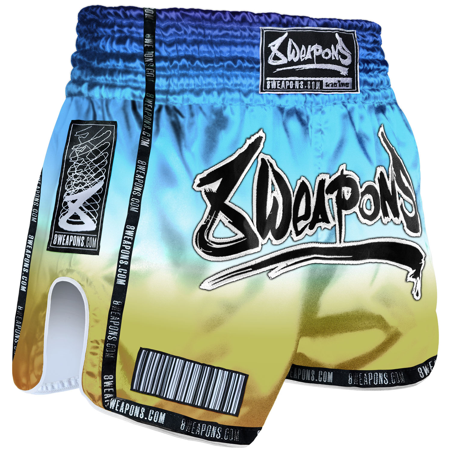 8 WEAPONS Muay Thai Shorts, Vivo Sunrise, XXL