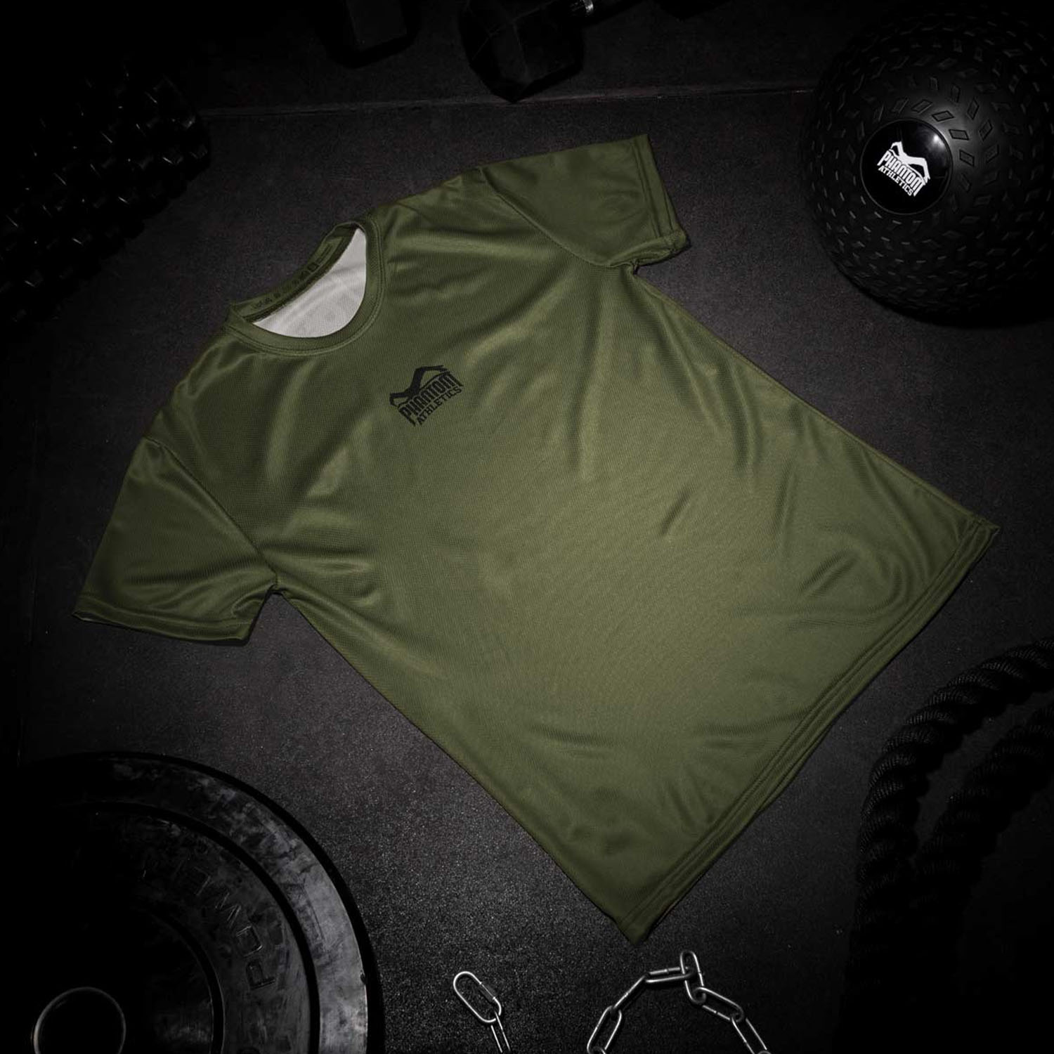 Phantom Athletics Fitness T-Shirts, Evo Apex, olive, XL