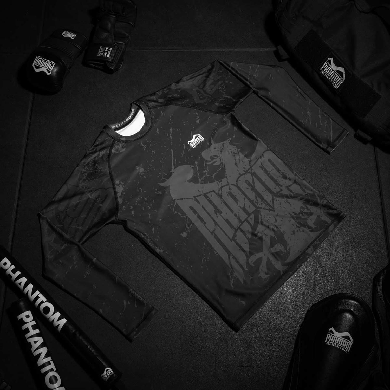 Phantom Athletics Rashguard, L/S, Germany, black, S