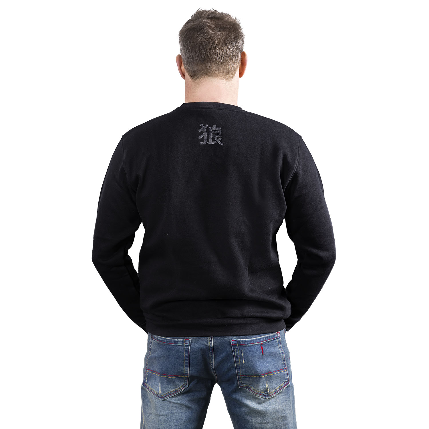 OKAMI Pullover, Spirit, black, M