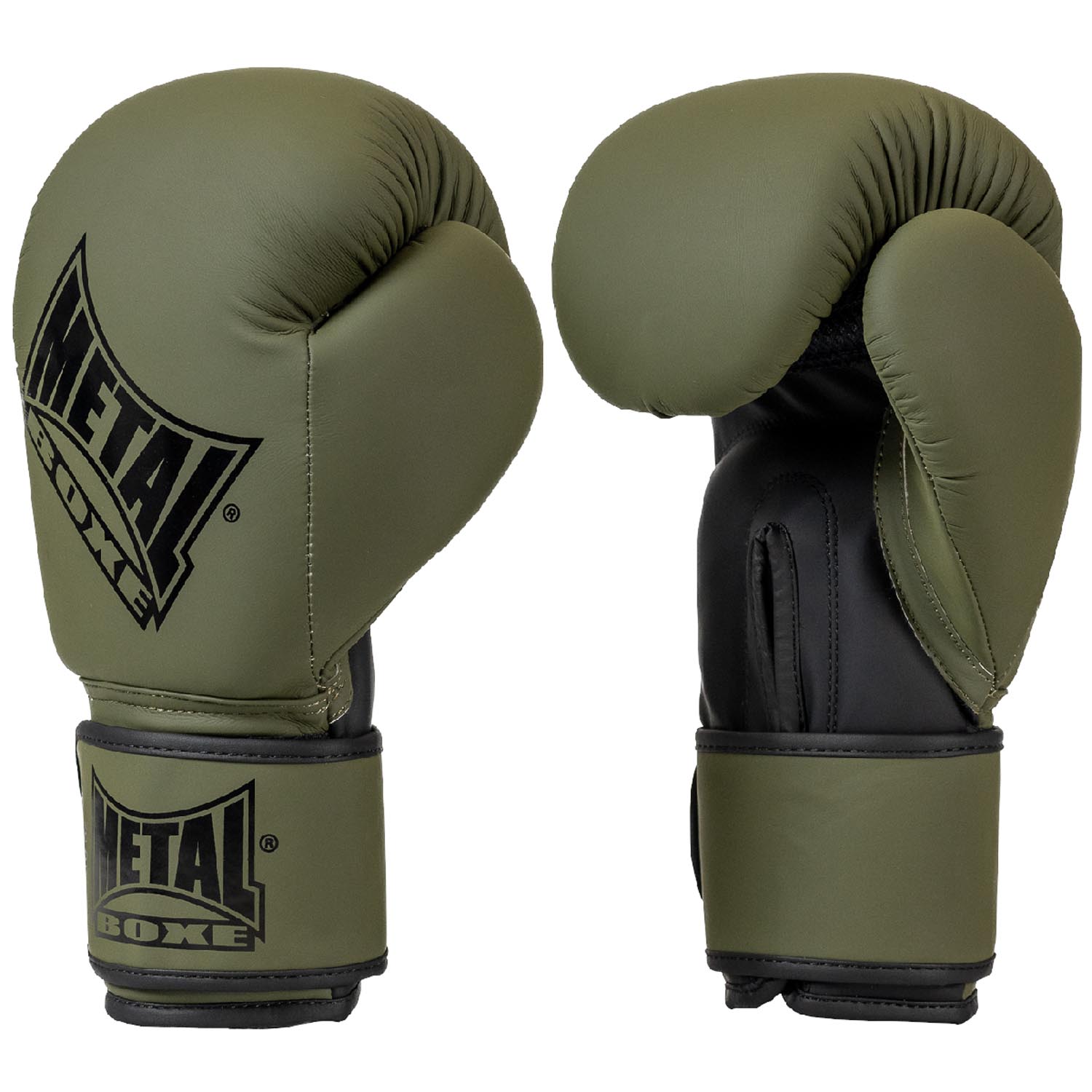 Metal Boxe Boxing Gloves, MB200, khaki, 16 Oz