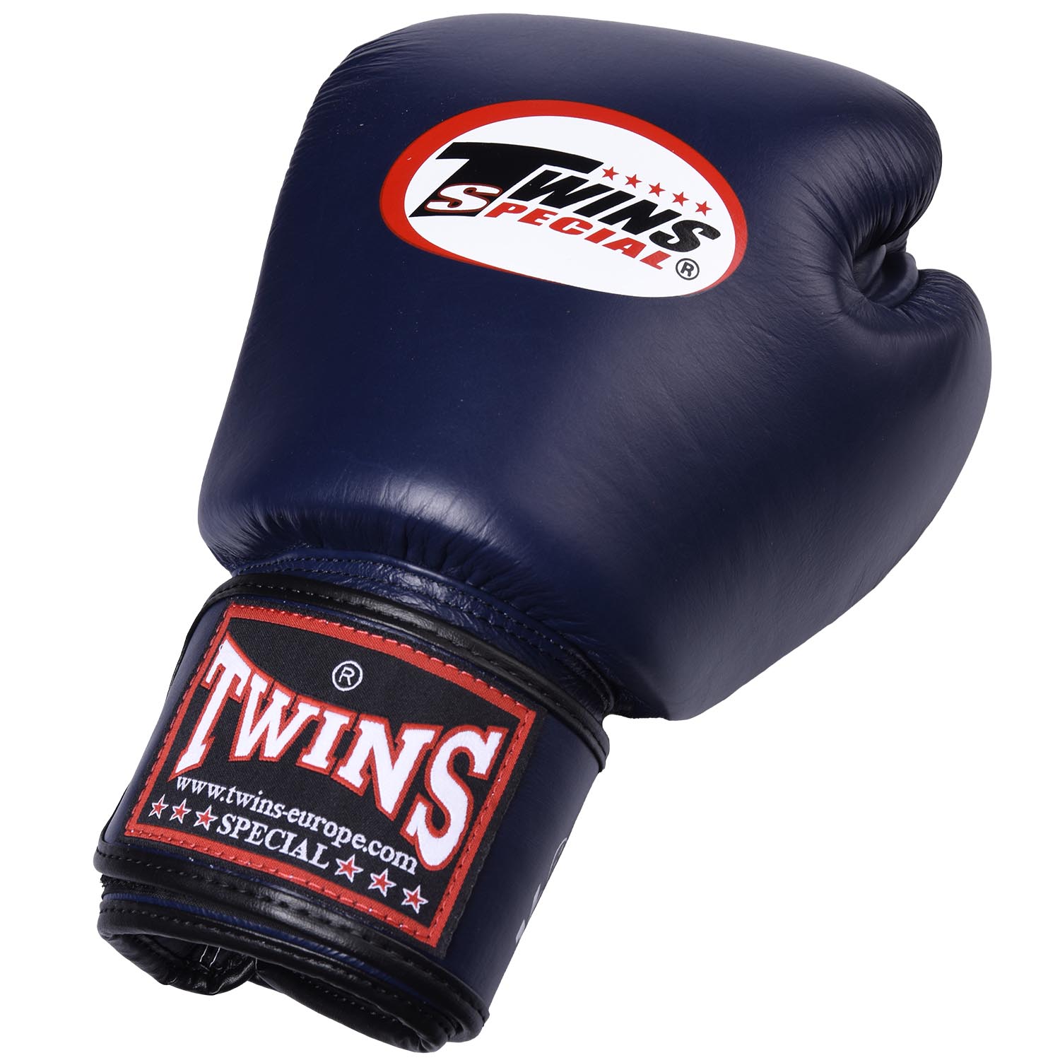 TWINS Special Boxing Gloves, Leather, BGVL-3, blue, 16 Oz