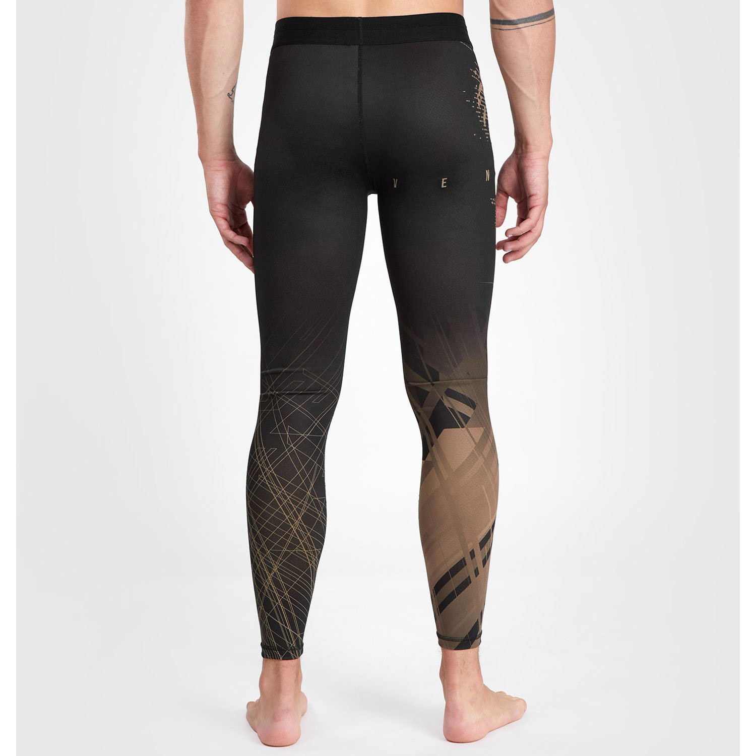 VENUM Compression Pants, Gorilla Jungle, black-sand, S
