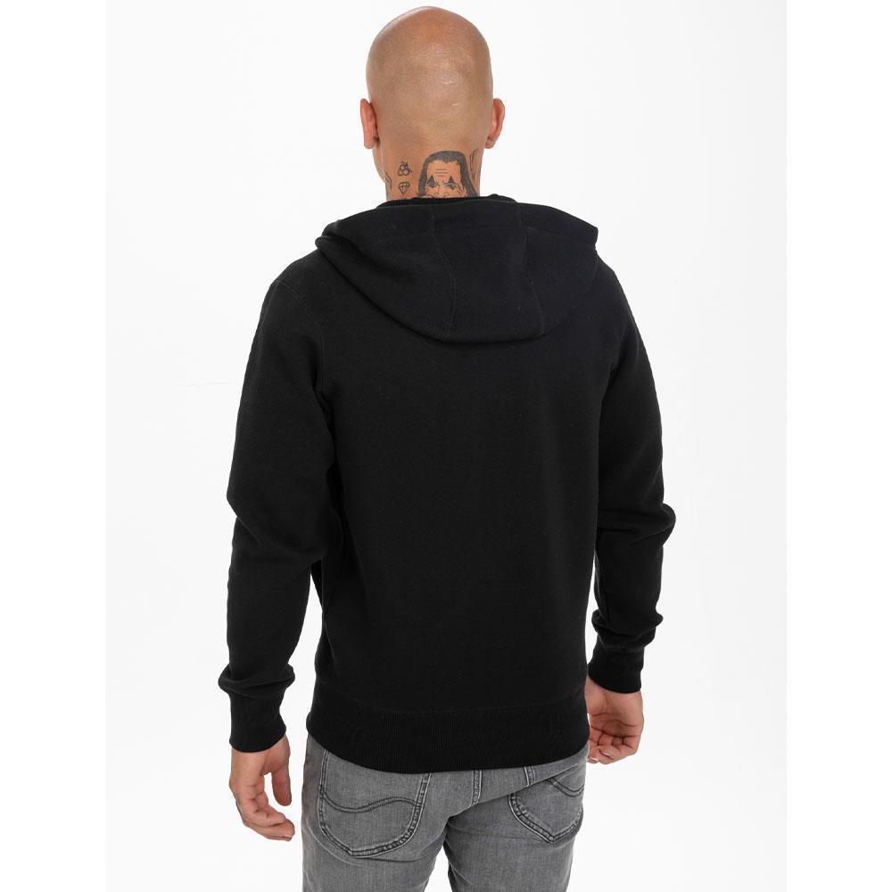 Pit Bull West Coast Zip Hoody, Pique, Small Logo, black, S