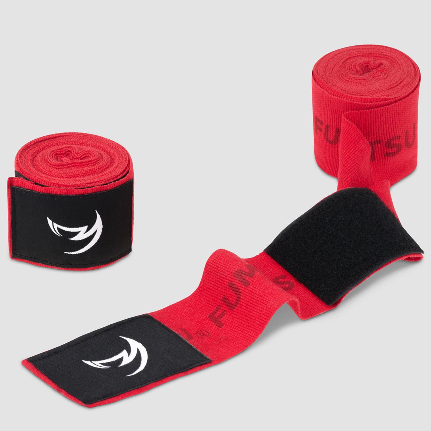 Fumetsu Hand Wraps, Icon, semi-elastic, 4 m, red
