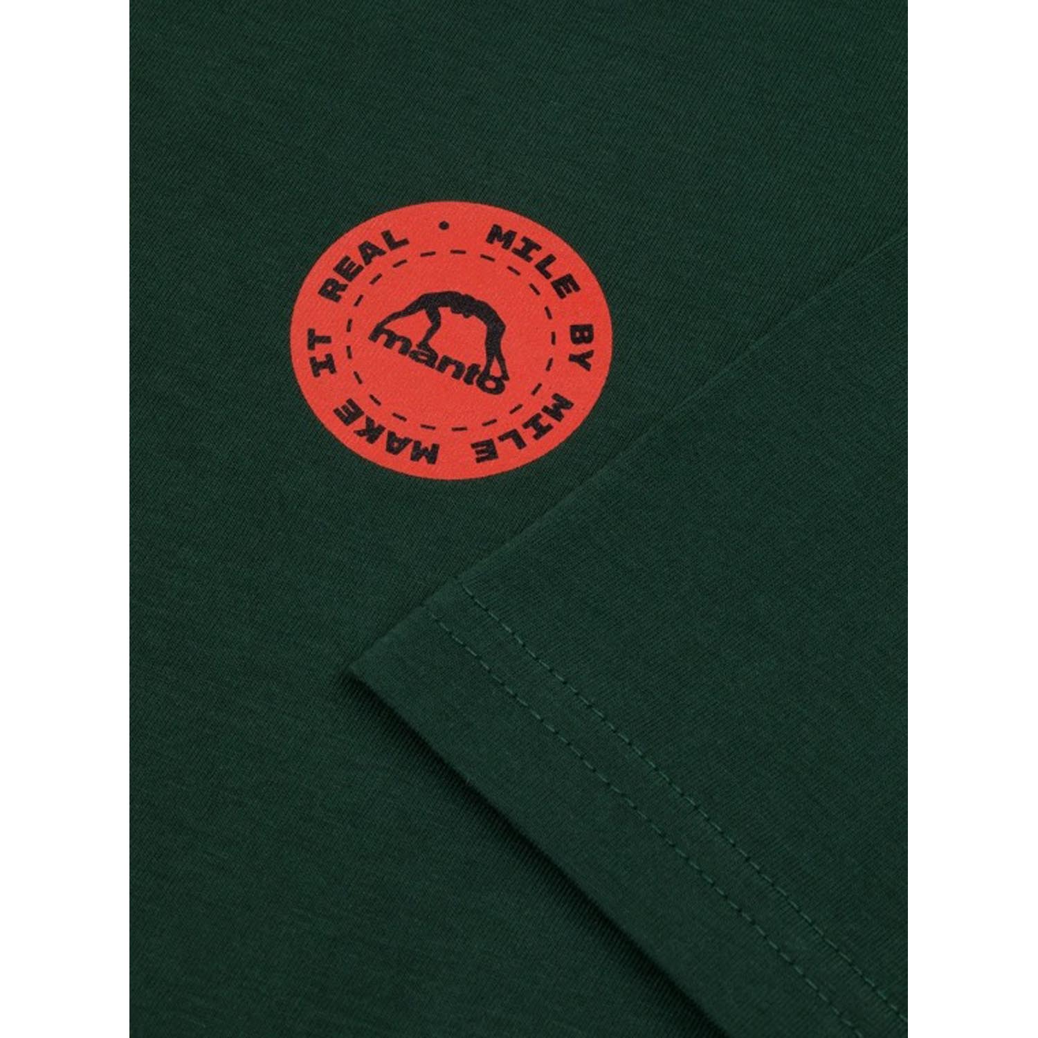 MANTO T-Shirt, Stamp 25, dark green, XXL