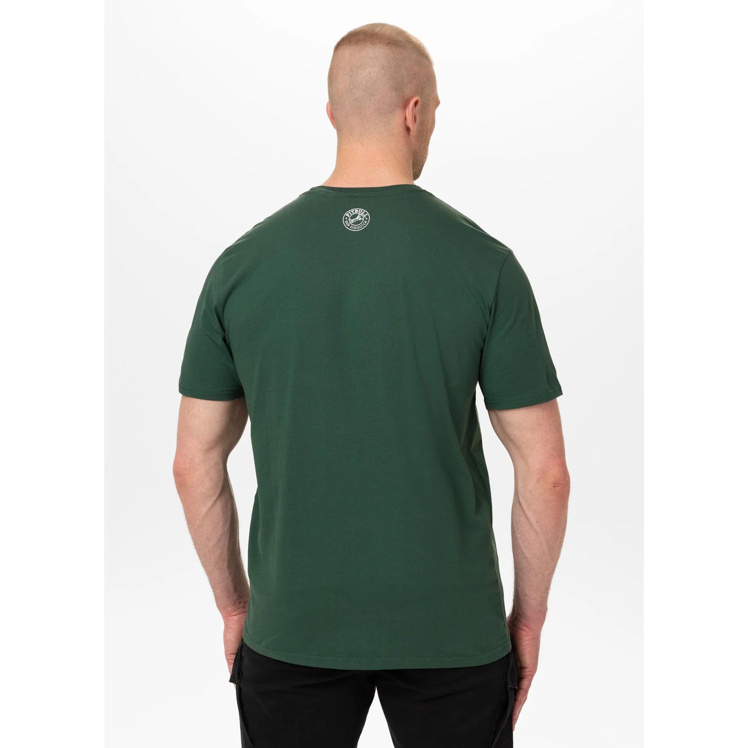 Pit Bull West Coast, T-Shirt, San Diego CA, dark green-white, XXXL