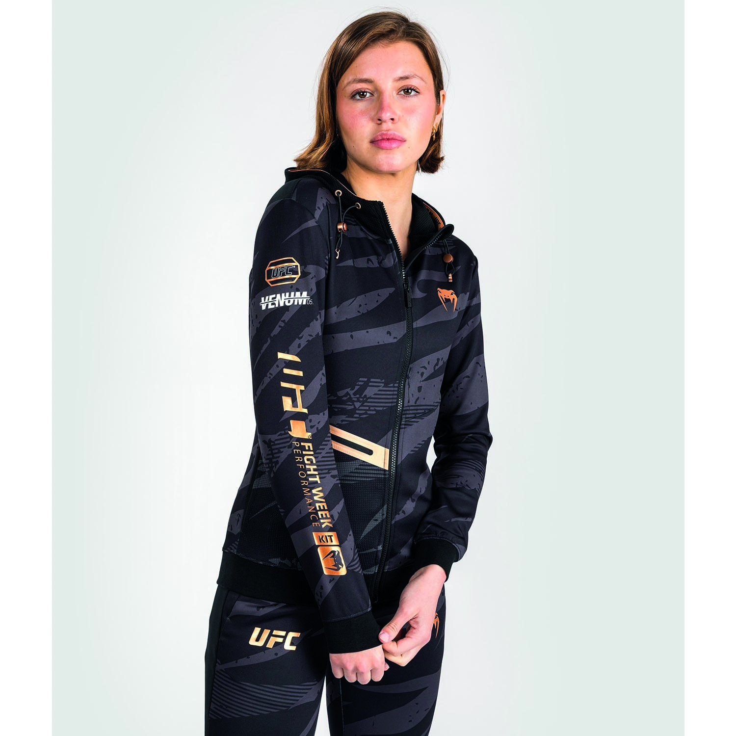 VENUM Zip Hoody, Damen, UFC Fight Week, Adrenaline, urban camo, XXL