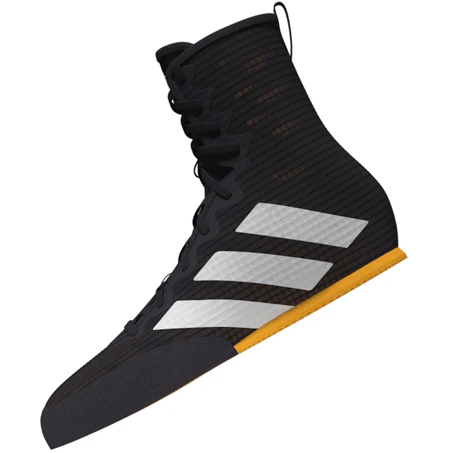 adidas Boxing Shoes, Box Hog 4, black-white-orange, 43 ⅓ (UK 9)
