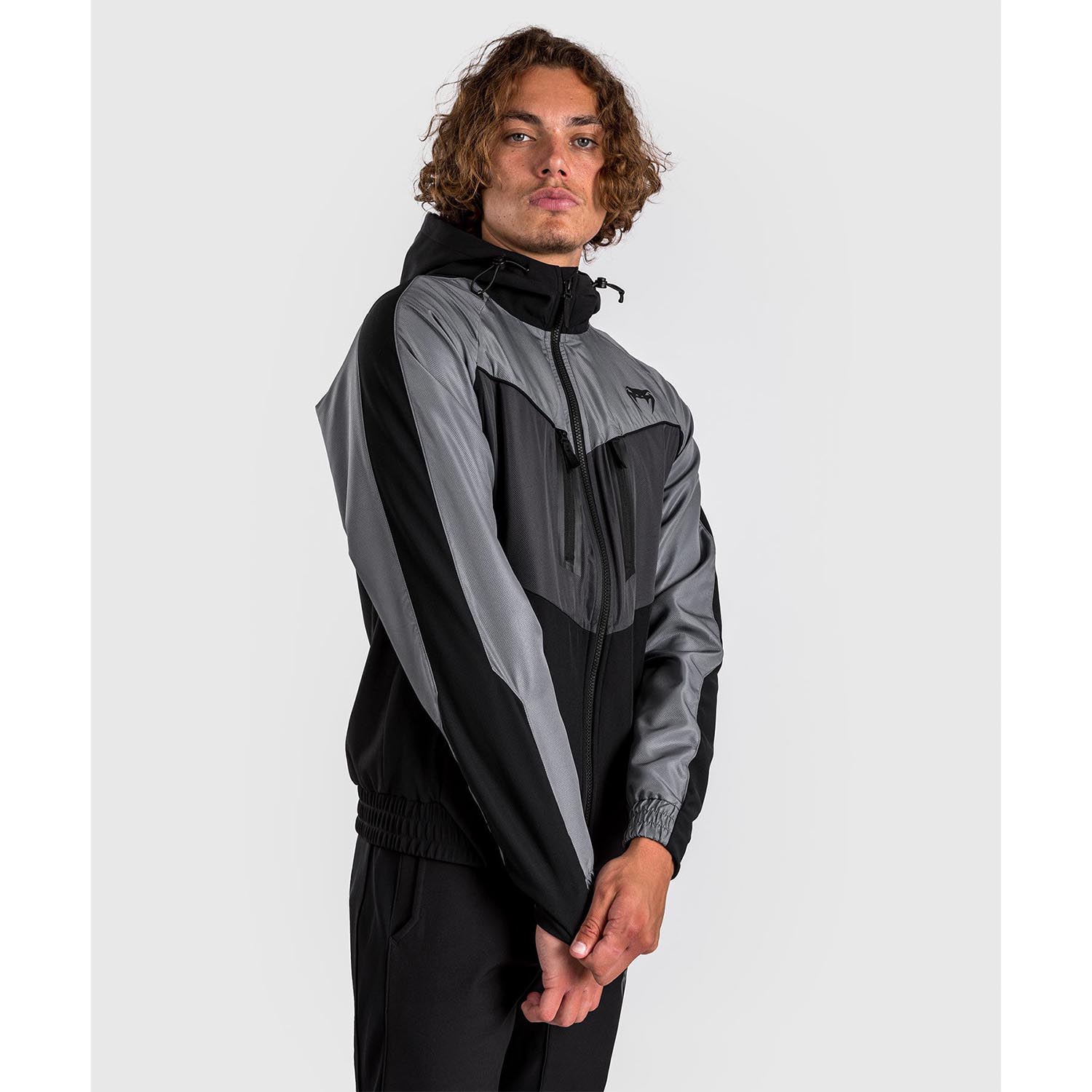 VENUM Trainingsjacke, Laser 3.0, schwarz-grau, XL