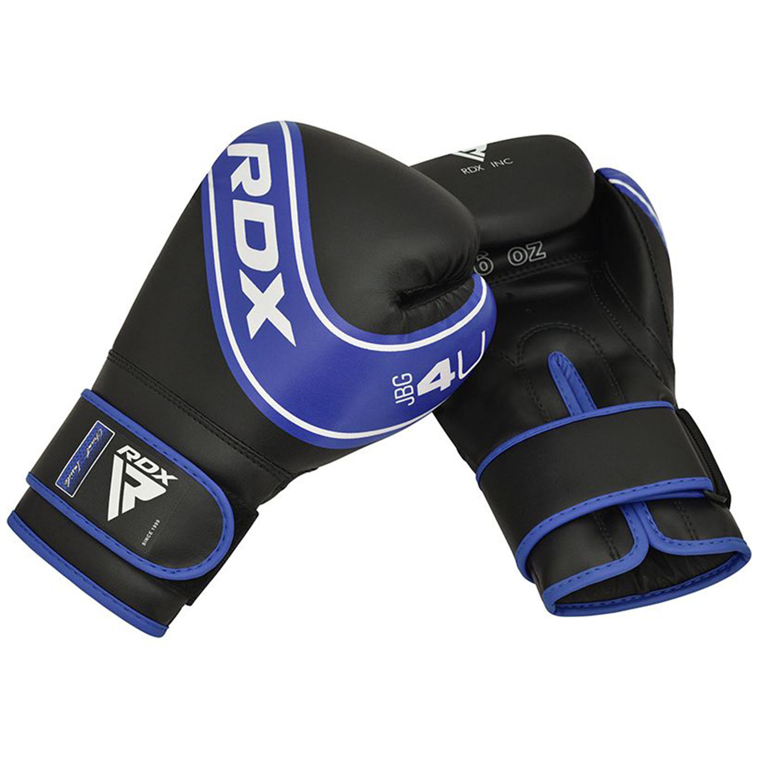 RDX Boxhandschuhe, Kinder, 4B, schwarz-blau, 4 Oz