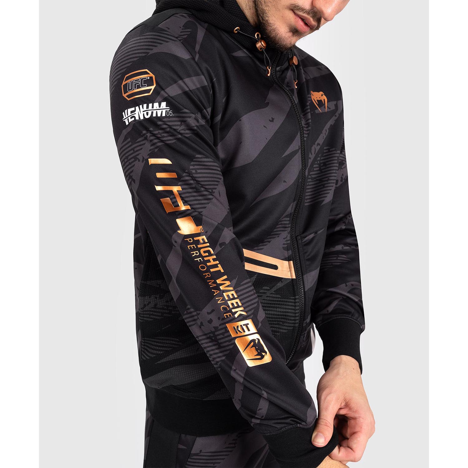 VENUM Zip Hoody, UFC Fight Week, Adrenaline, urban camo, M