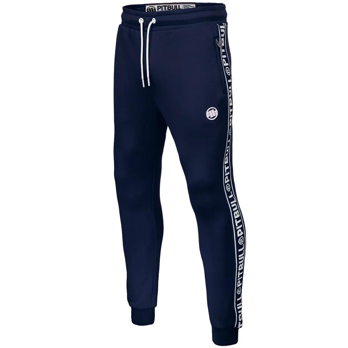 Pit Bull West Coast Jogging Pants, Tape Logo, navy, XXXL