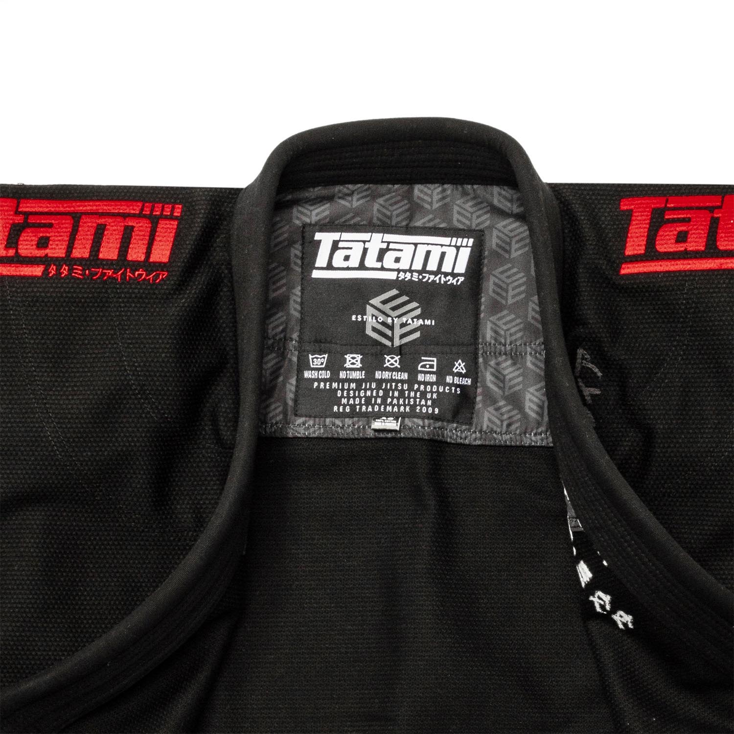 Tatami BJJ GI, Estilo Black Label, black-red, A1