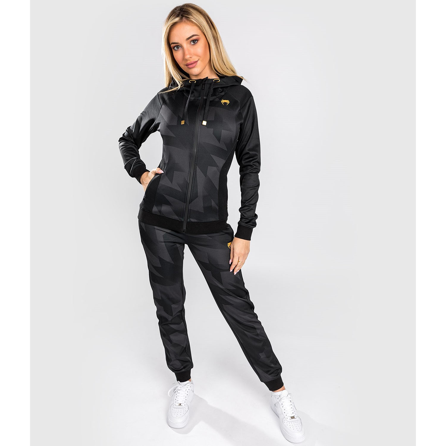 VENUM Zip Hoody, Damen, Razor, schwarz-gold, M