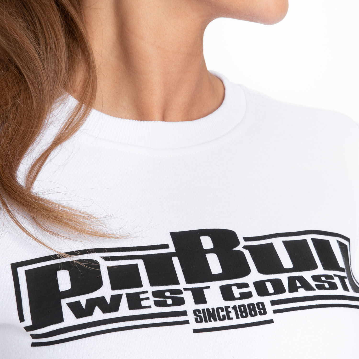 Pit Bull West Coast Pullover, Women, Boxing 21, white, S