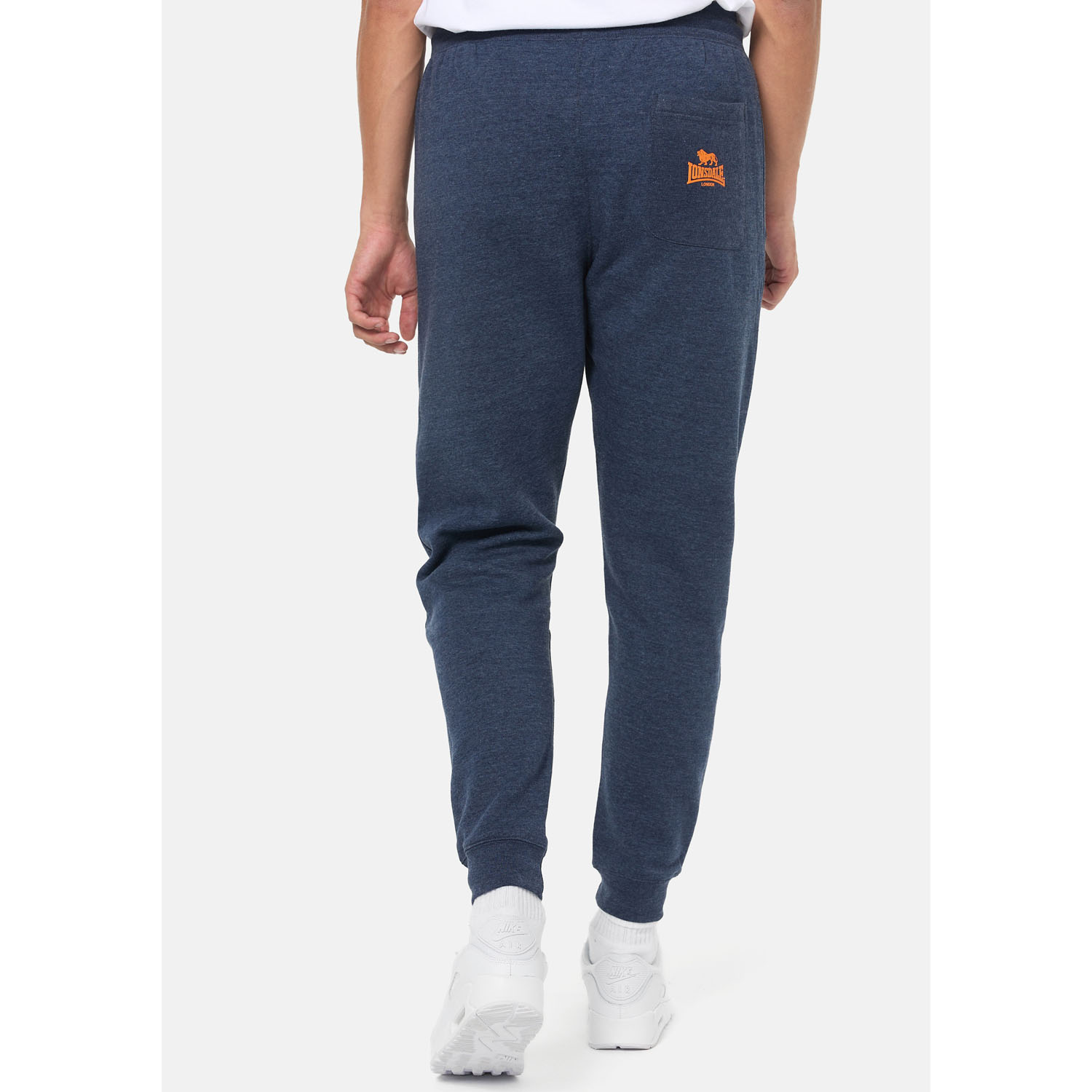 Lonsdale Jogging Pants, Wellingham, navy-orange, L
