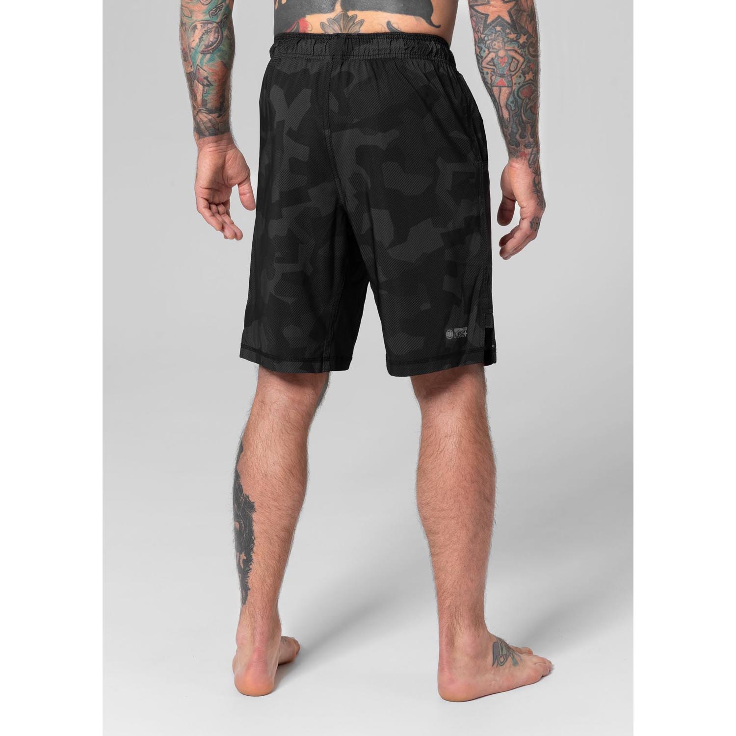 Pit Bull West Coast Performance Shorts, Hilltop, schwarz, XL