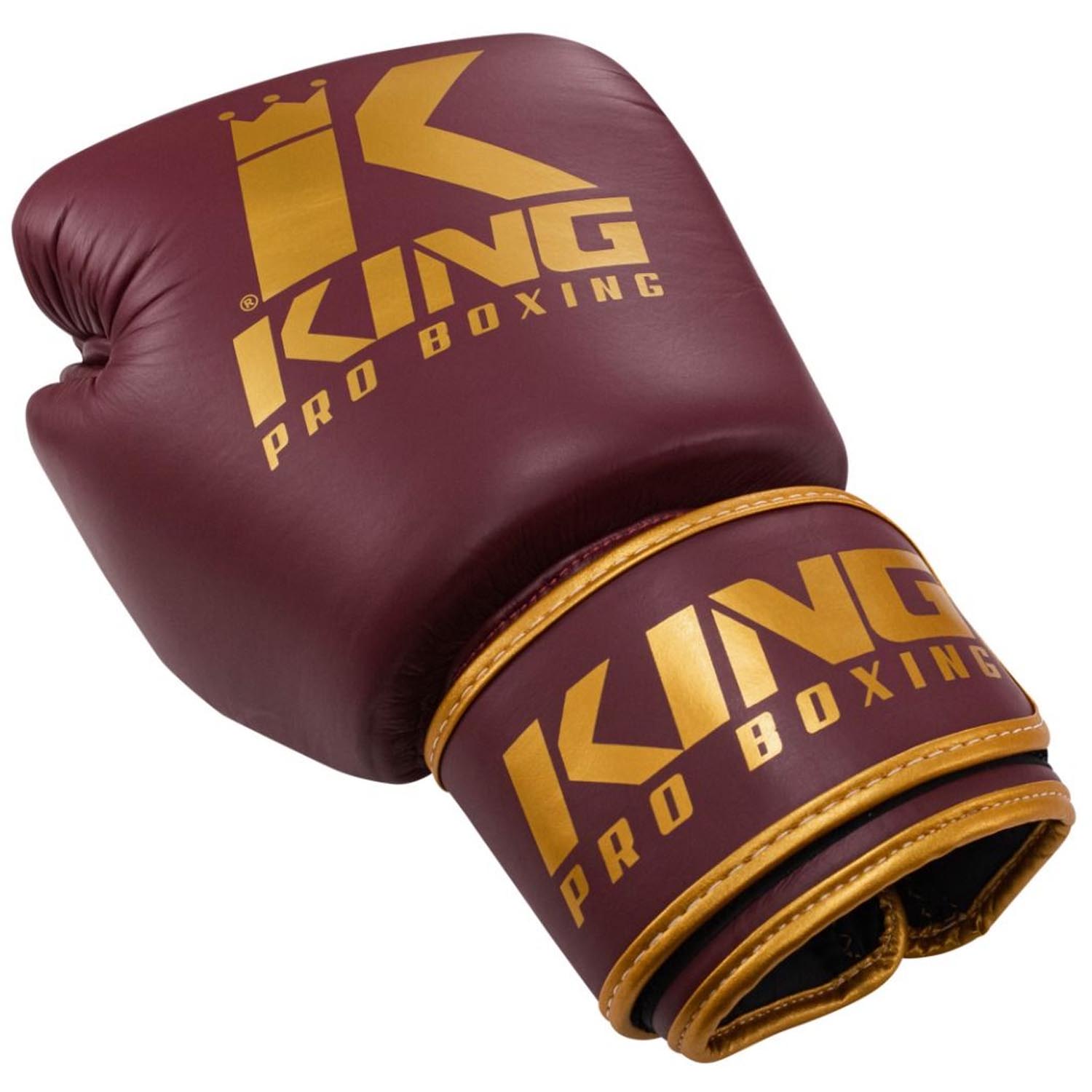 KING PRO BOXING Boxhandschuhe, BGVL 3, weinrot, 12 Oz