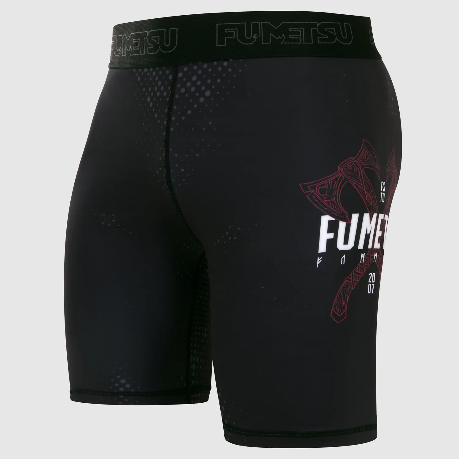 Fumetsu Compression Shorts, Berserker, black-red, XL