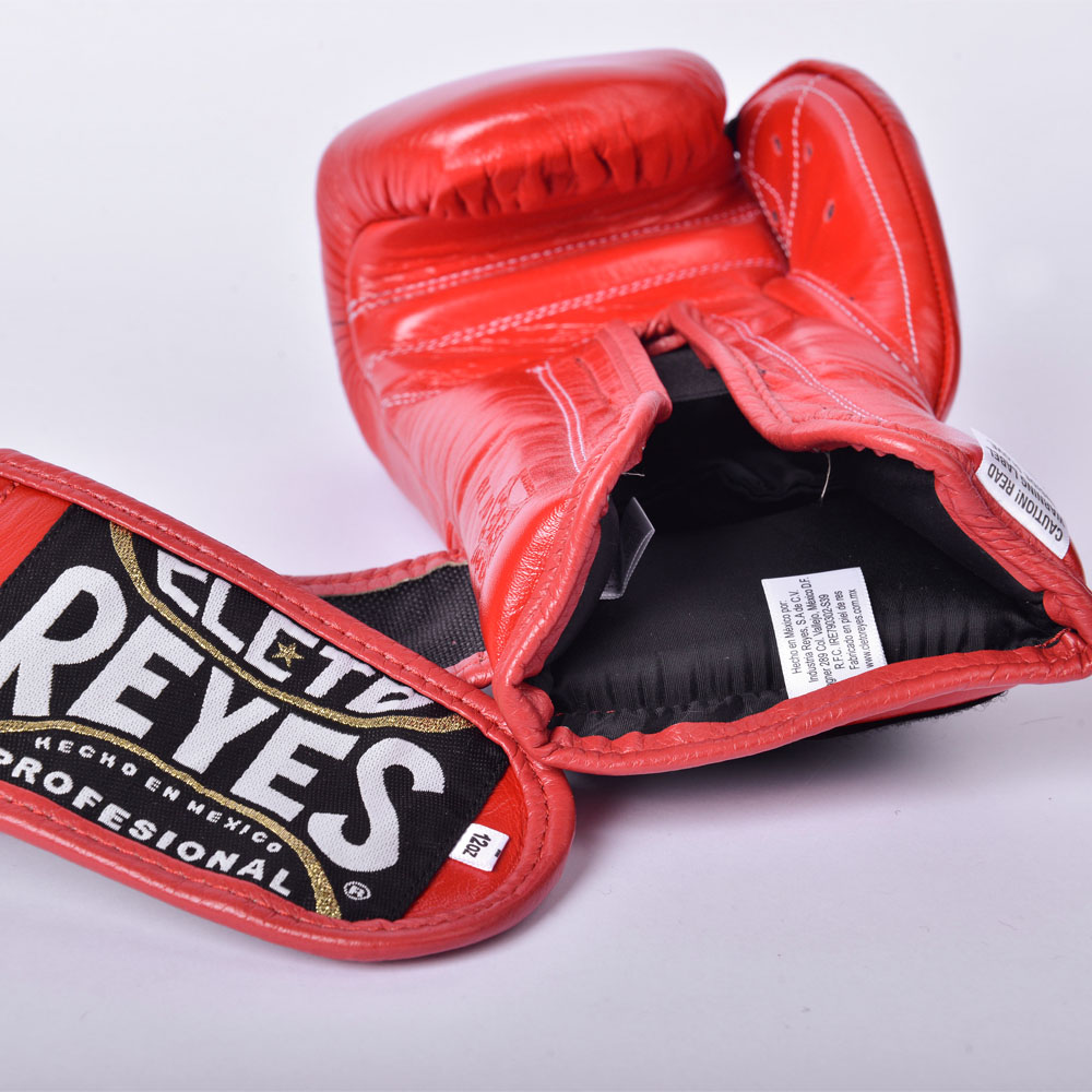Cleto Reyes Boxhandschuhe, Klett Sparring, rot, 16 Oz
