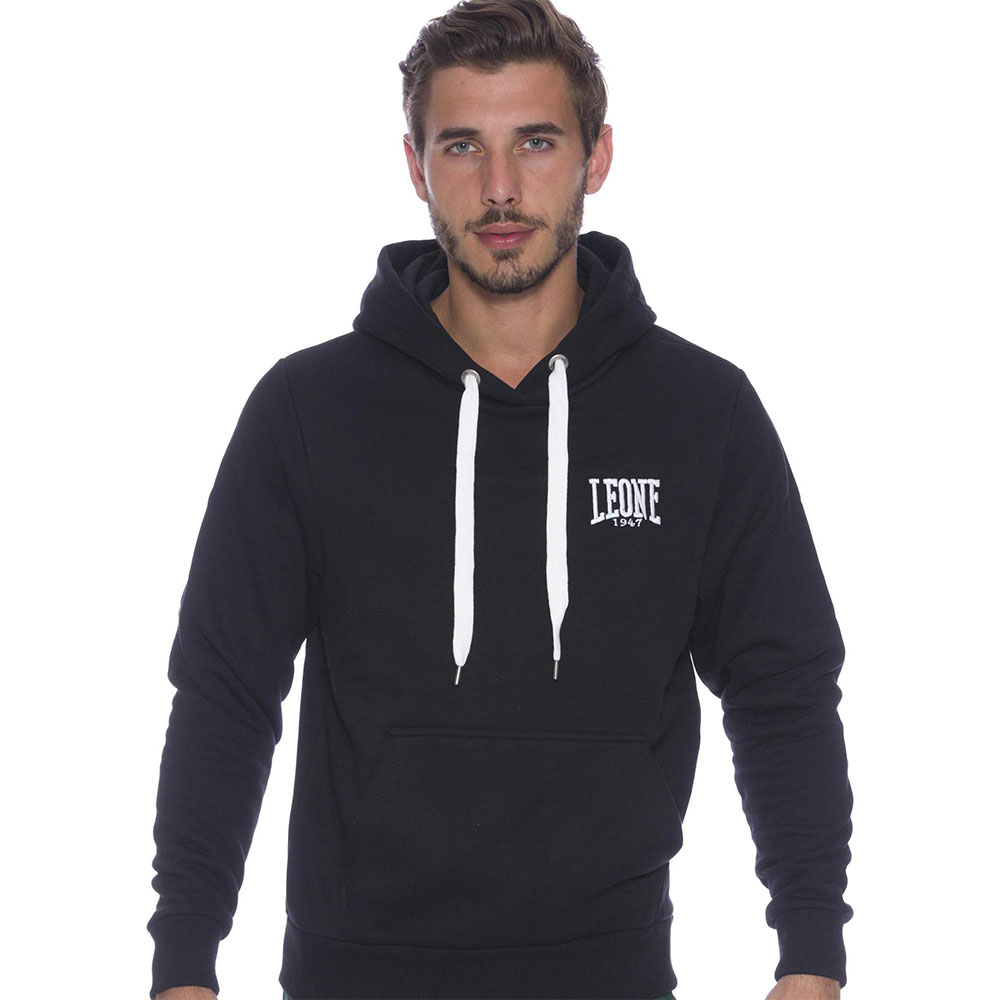 LEONE Hoody, Embro, black, S