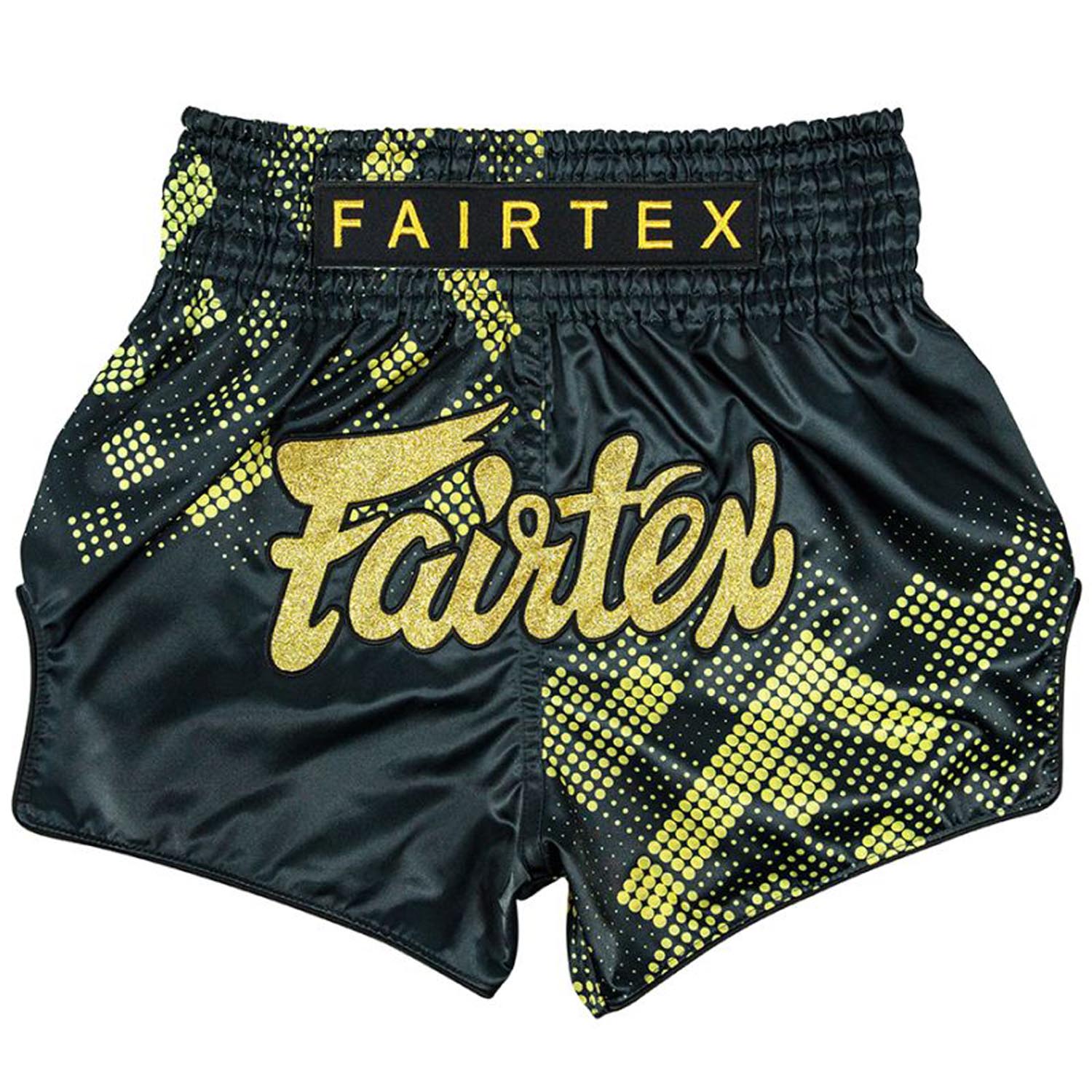 Fairtex Muay Thai Shorts, BS1931, Heart Of Gold, black-gold, S