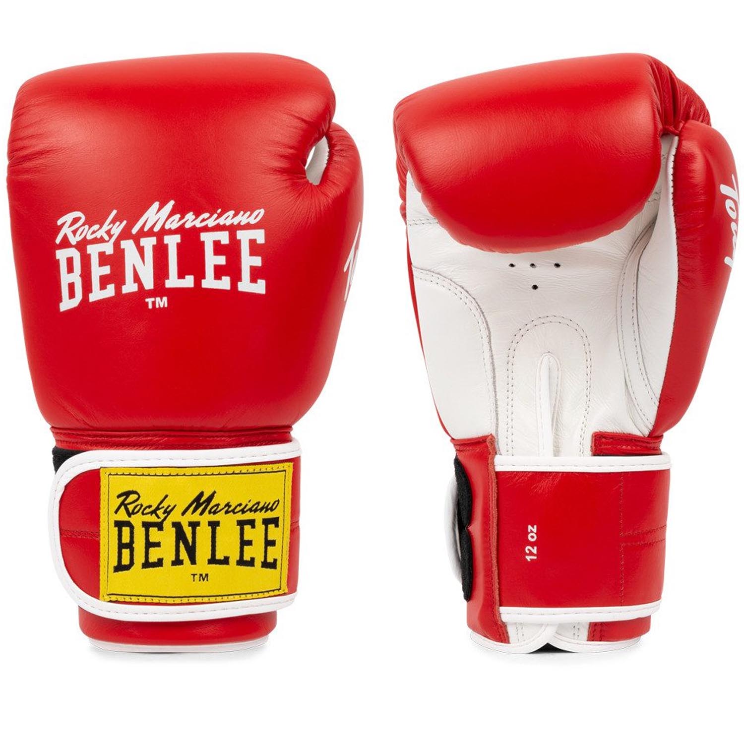 BENLEE Boxhandschuhe, Tough, rot-weiß, 10 Oz
